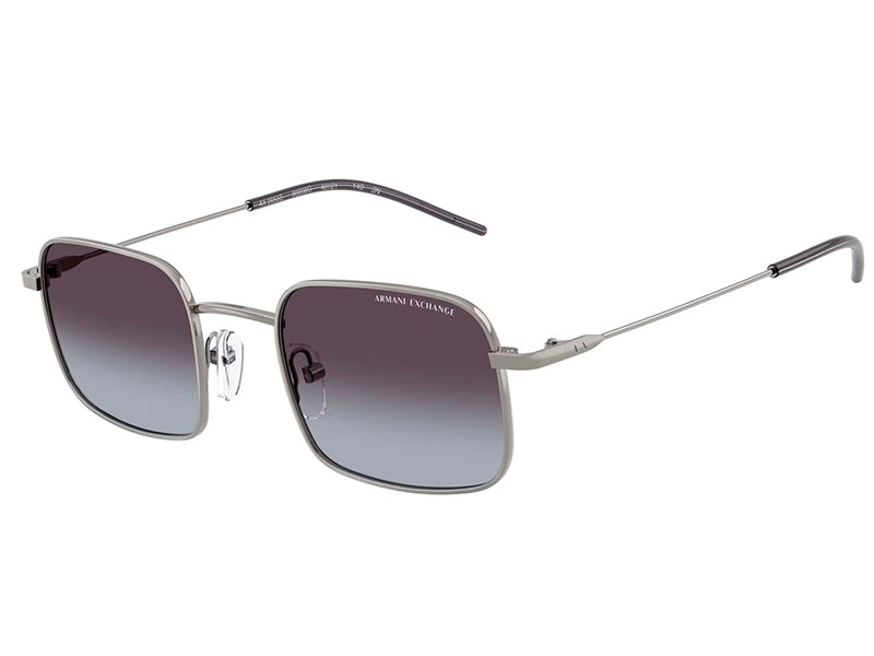 Armani Exchange AX2055S-60038G-46 Sunglasses, Metal, for men