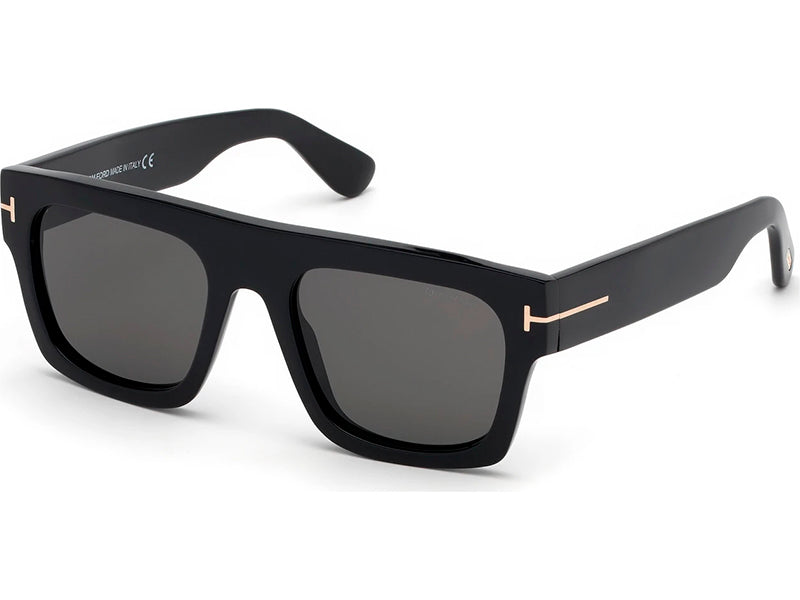 Ochelari de soare Tom Ford Fausto FT0711-01A-53/20, 2025, din Acetat, p/u barbati