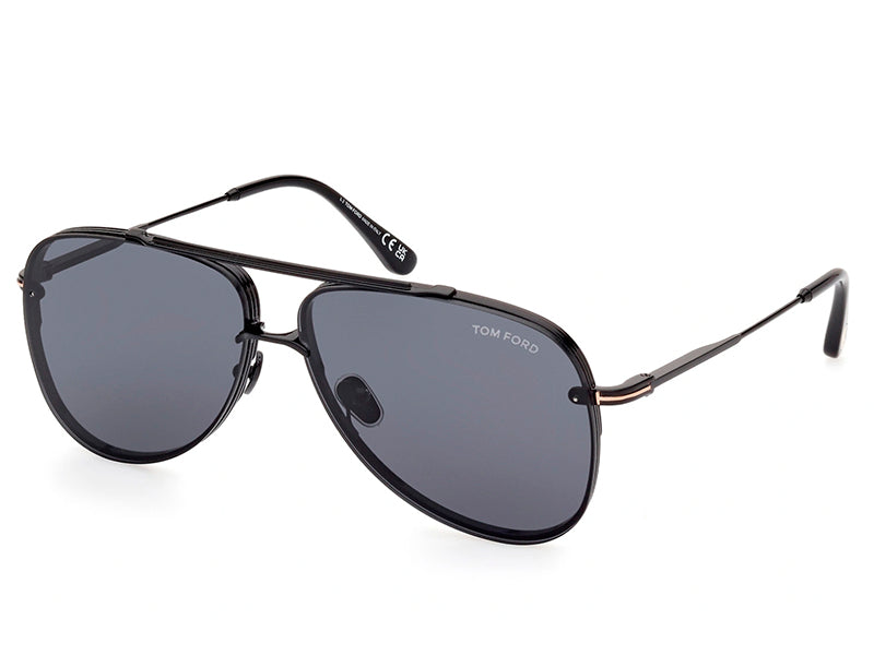 Ochelari de soare Tom Ford Leon FT1071-01A-62/12, 2025, din Metal, p/u barbati
