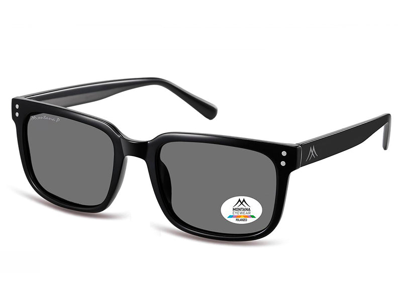 Ochelari de soare Montana MP196, 2025, shiny black, din Acetat, p/u barbati