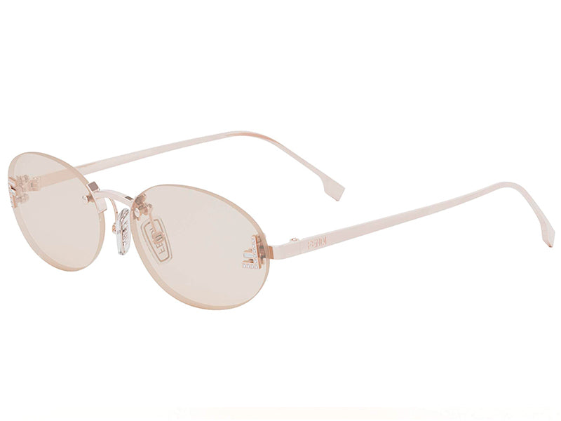 Ochelari de soare Fendi First Crystal FE4075US-28Y-54, 2025, din Metal, p/u femei