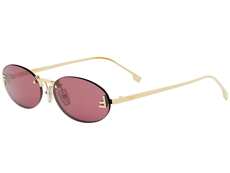 Ochelari de soare Fendi First Crystal FE4075US-30Y-54, 2025, din Metal, p/u femei
