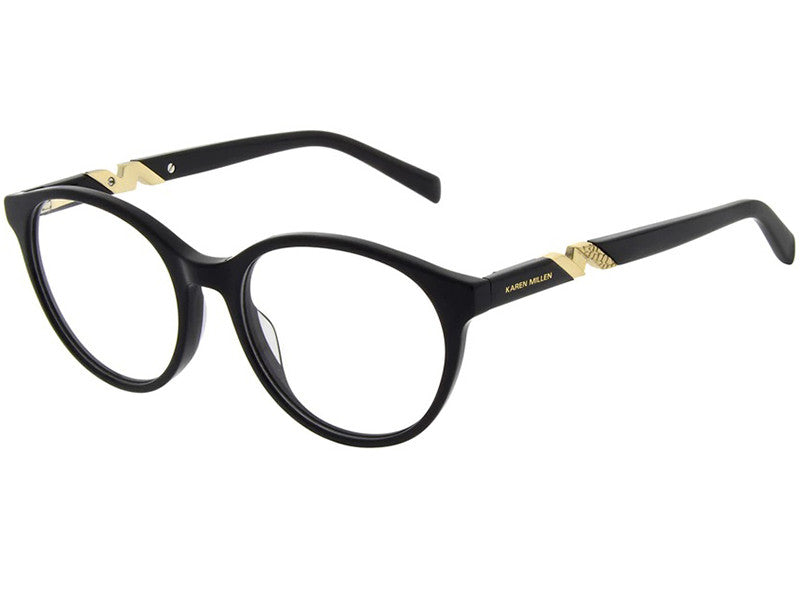 Rama optica KAREN MILLEN KM1064-001/51-17, black, 2025, din Acetat, p/u femei