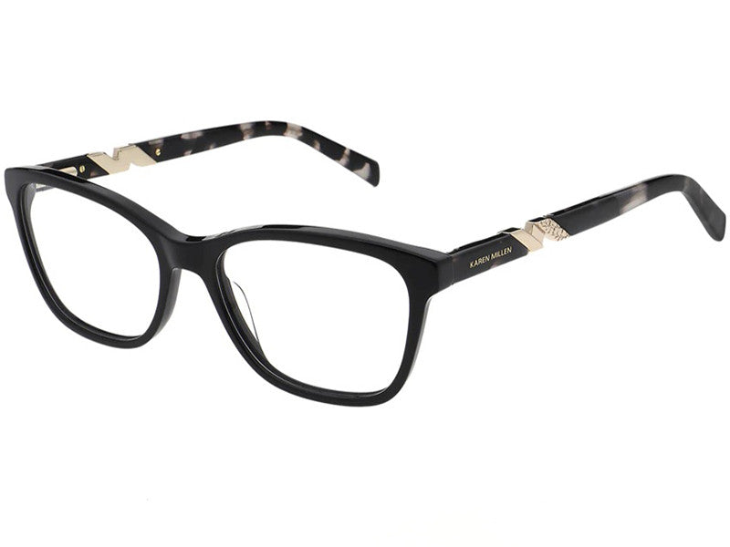 Rama optica KAREN MILLEN NIA KM1094-001/55-17, black, 2025, din Acetat, p/u femei
