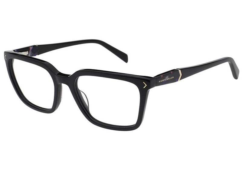 Rama optica KAREN MILLEN CORA KM1095-001/54-18, black, 2025, din Acetat, p/u femei