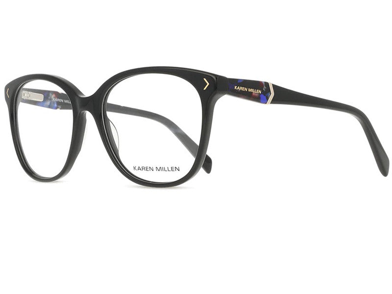Rama optica KAREN MILLEN MAEVE KM1096-001/55-17, black, 2025, din Acetat, p/u femei