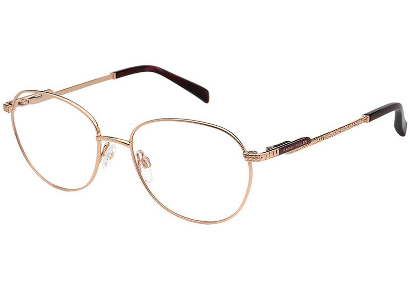 Rama optica KAREN MILLEN SEREN KM3066-401/54-17, gold, 2025, din Metal, p/u femei