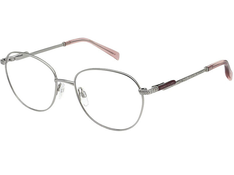 Rama optica KAREN MILLEN SEREN KM3066-800/54-17, silver, 2025, din Metal, p/u femei