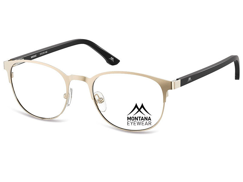 Rama optica Montana MM580E-51, 2025, matt gold, din Metal, p/u femei