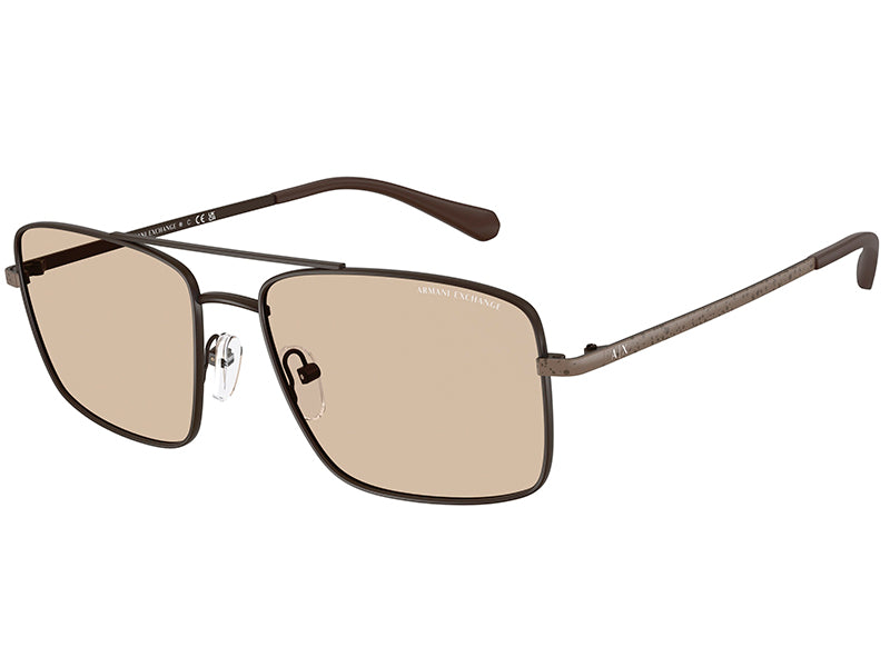 Ochelari de soare Armani Exchange AX2054S-612793-57, din Metal, p/u barbati