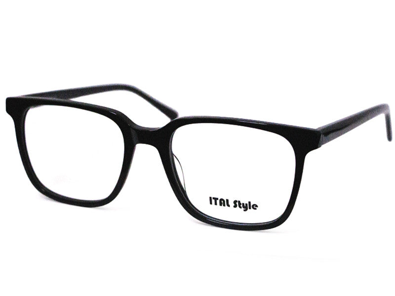 Rama optica Ital Style B010 C1, 52-19-142, black, 2025, din Acetat, p/u barbati