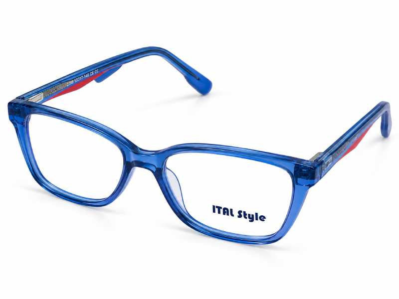 Rama optica Ital Style HC029 C6, 54-16-145, blue, 2025, din Acetat, p/u barbati