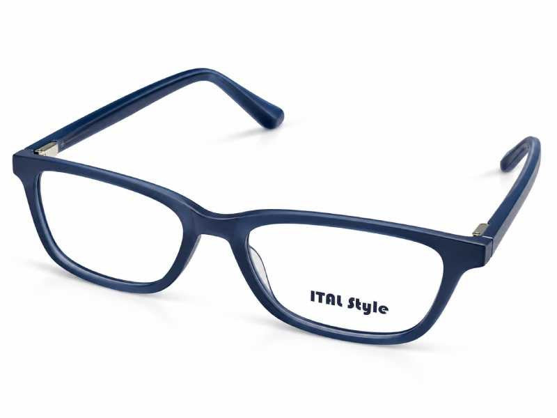 Rama optica Ital Style HC031 C2, 54-16-145, matt blue, 2025, din Acetat, p/u barbati