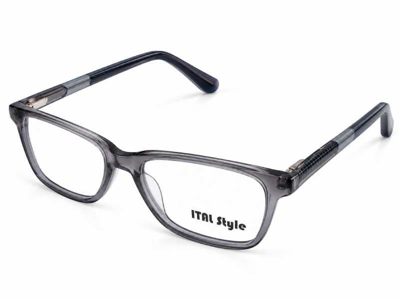 Rama optica Ital Style HC031 C4, 54-16-145, clear grey, 2025, din Acetat, p/u barbati