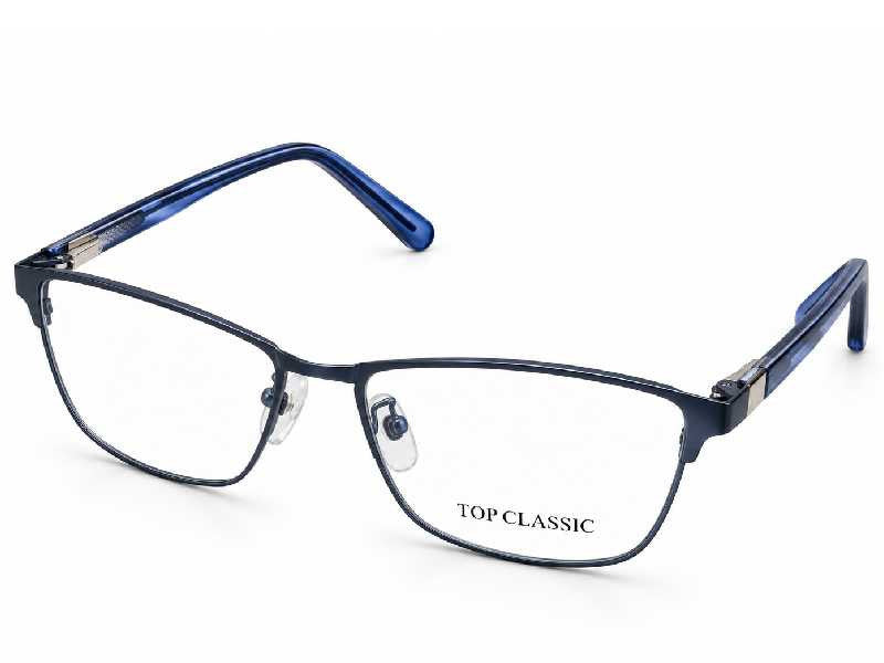 Rama optica Top Classic TP4521 C4, 53-18-140, blue, 2025, din Metal, p/u barbati
