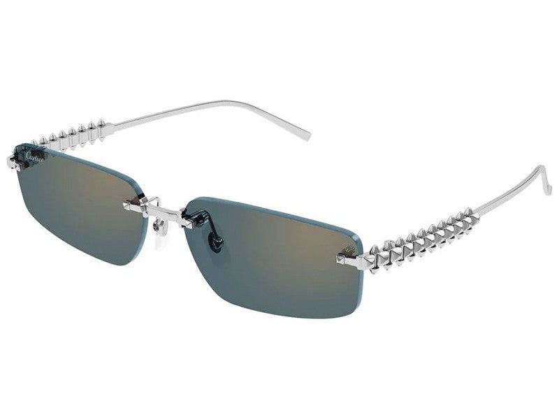 Солнцезащитные очки Cartier Clash CT0544S-004/58-16-140,2025, из металла, унисекс