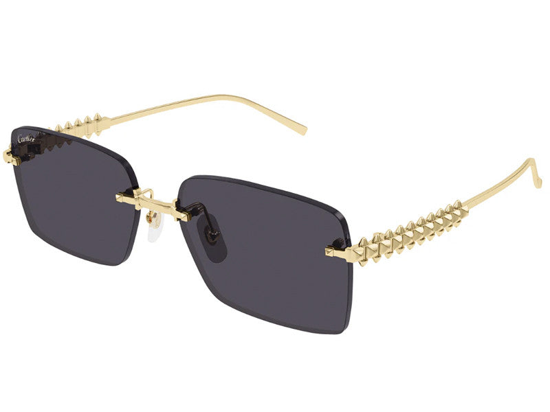 Ochelari de soare Cartier Clash CT0545S-002/58-16-140, 2025, din Metal, p/u femei