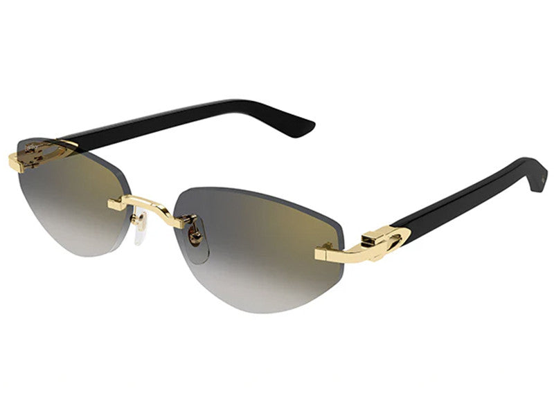 Ochelari de soare Cartier C de Cartier CT0580S-001/56-19145, 2025, din Metal, p/u femei