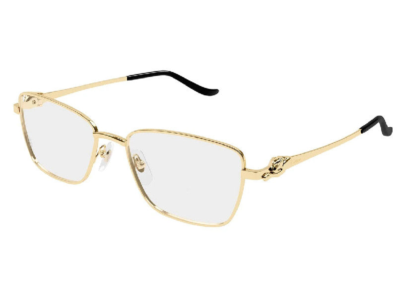 Rama optica Cartier Panthere de Cartier CT0600O-001/55-17-135, 2025, din Metal, unisex