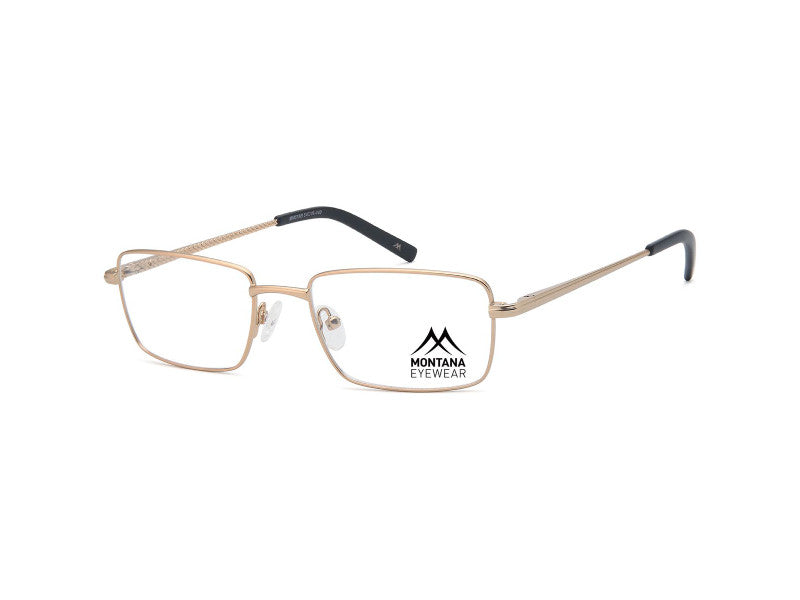 Montana MM575B-54 optical frame, 2025, matt gold, metal, for men
