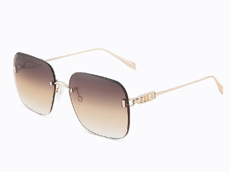 Ochelari de soare Carolina Lemke Selma CL3706-01-58, 2025, din Metal, p/u femei