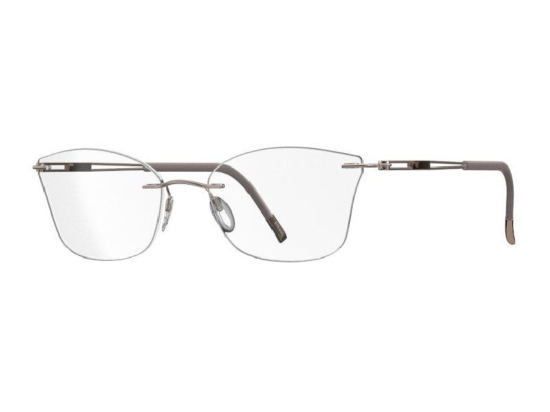 Rama optica Silhouette TNG 2018 5521/BE-8540-55/17, 2025, din SPX Hightech Titanium, p/u femei, Rimless