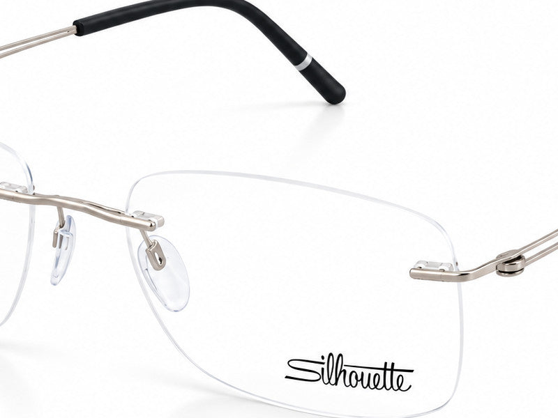 Rama optica Silhouette Titan Minimal Art 5599/AI-7400-53/19, 2025, din SPX Hightech Titanium, p/u barbati, Rimless