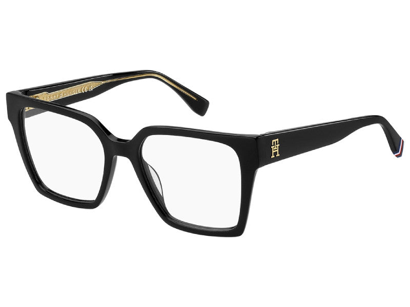 Rama optica Tommy Hilfiger TH2103-807/52-18-140, 2026, black, din Acetat, p/u femei