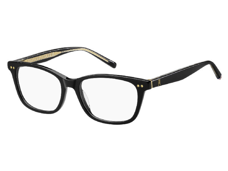 Rama optica Tommy Hilfiger TH2162-807/51-16-140, 2026, black, din Acetat, unisex
