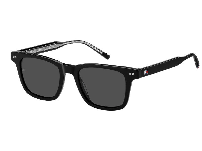 Ochelari de soare Tommy Hilfiger TH2127S-807 IR/51-20-150, 2026, black, din Acetat, p/u femei