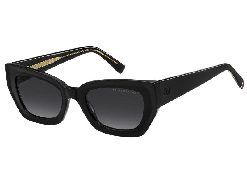 Ochelari de soare Tommy Hilfiger TH2254S-807 90/51-21-145, 2026, black, din Acetat, p/u femei