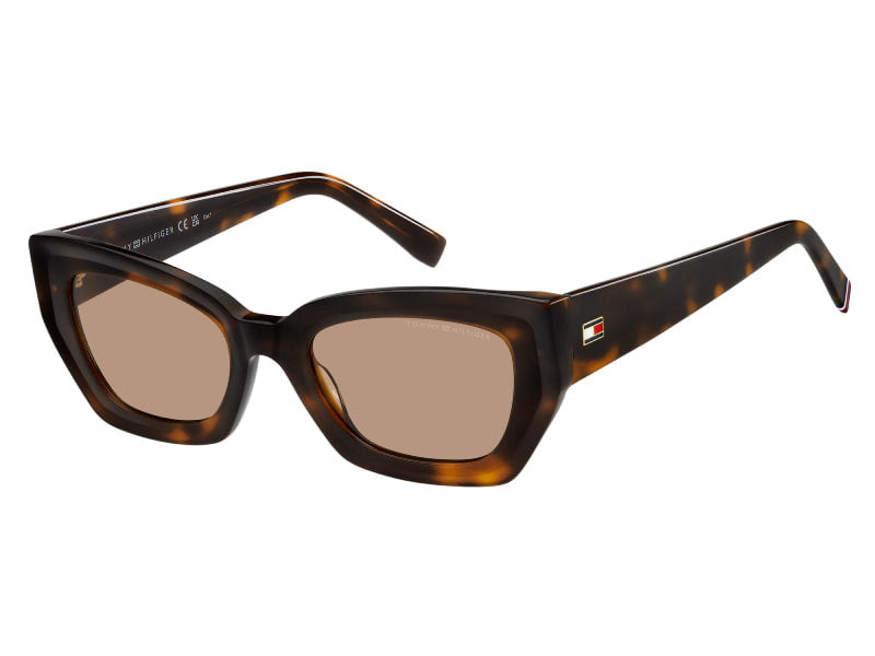 Ochelari de soare Tommy Hilfiger TH2254S-05L 70/51-21-145, 2026, havanna, din Acetat, p/u femei