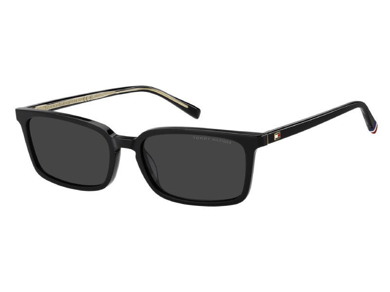 Ochelari de soare Tommy Hilfiger TH2288S-807 IR/55-17-140, 2026, black, din Acetat, p/u barbati
