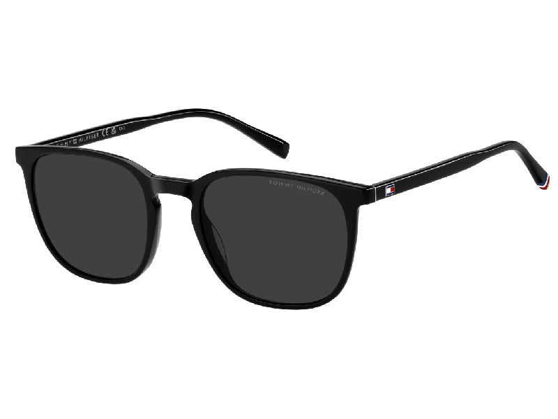 Ochelari de soare Tommy Hilfiger TH2266S-807 IR/52-20-145, 2026, black, din Acetat, unisex