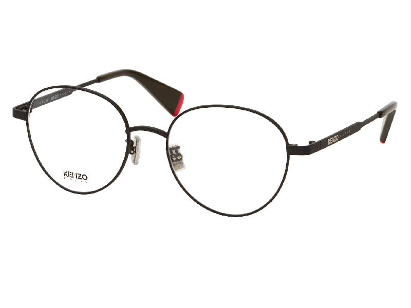 Rama optica KENZO KZ50174U-002/52-18-140, 2026, black, din Metal, unisex