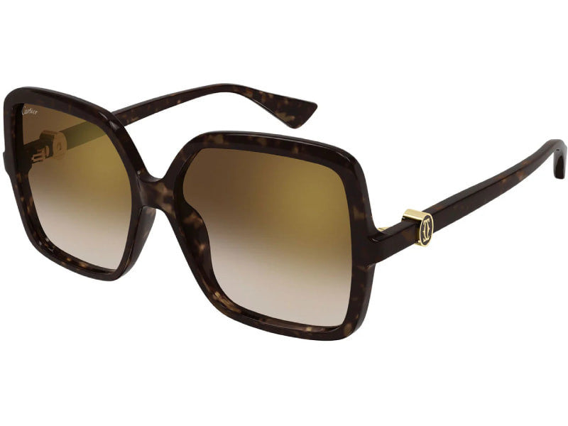 Ochelari de soare Cartier CT0641S-002/58, 2026, din Acetat, p/u femei