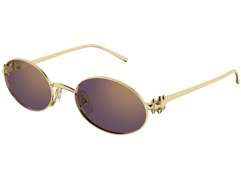 Ochelari de soare Cartier Exception CT0644S-002/52, 2026, din Metal, p/u femei