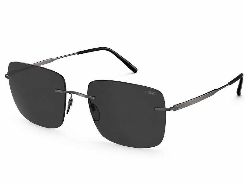 Ochelari de soare Silhouette Chesterman 0-8752/75 6560 00/00 SPX Hightech Titanium, Unisex, Full Rim