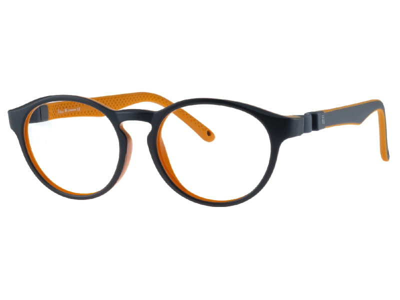 Rama optica INDii KIDS IN59-C1 SNAP MATTE GREY/ORANGE 48-18-140
