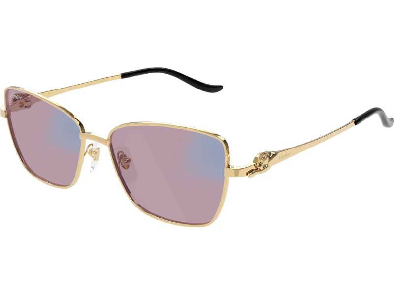 Rama optica Cartier Panthere CT0523S-001/55-15-135 Metal p/u femei