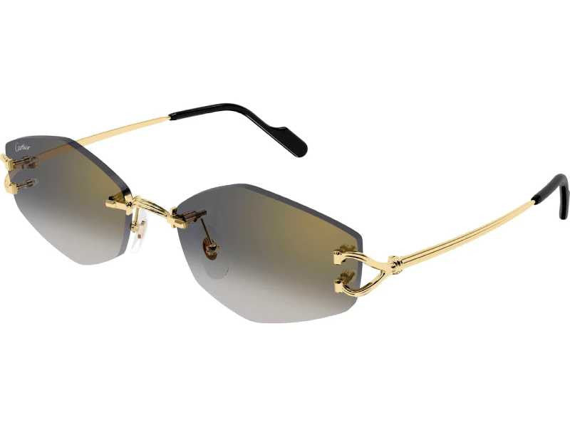 Ochelari de soare Cartier Decor C CT0620S-001/56-18-140 Metal  Unisex