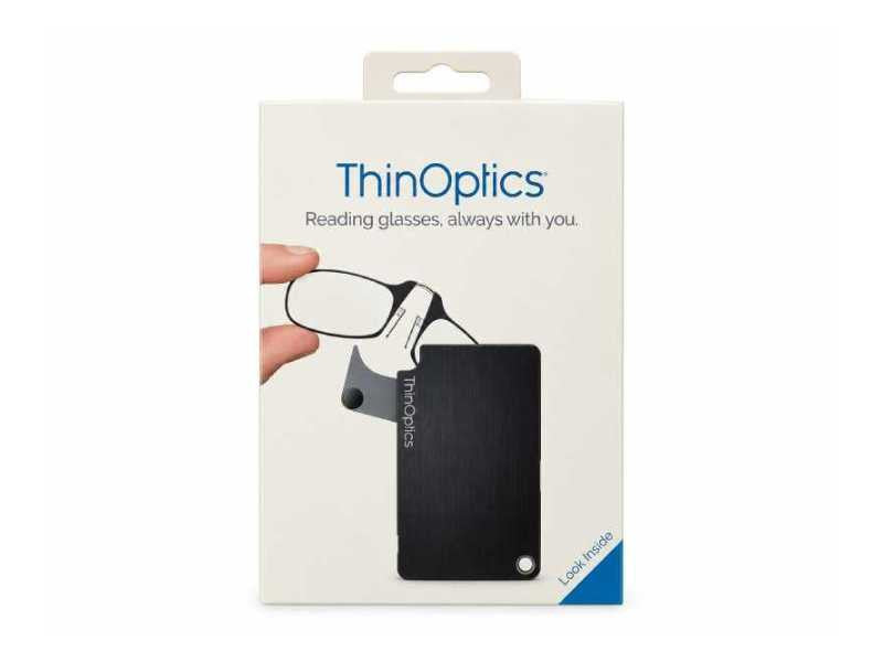 THINOPTICS UNIVERSAL WHITE POD/RED READING GLASSES 1.5