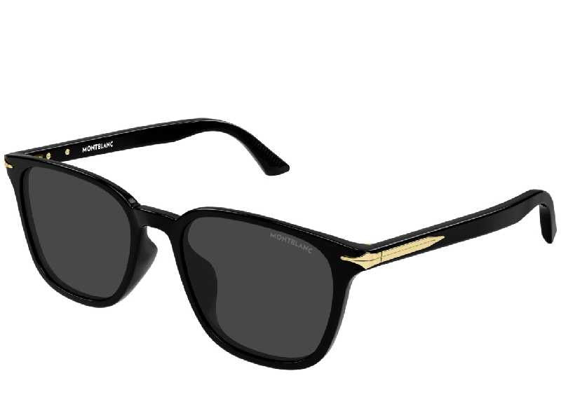 Ochelari de soare MontBlanc MB0518SA-001 55, 2026, din Acetat, p/u barbati