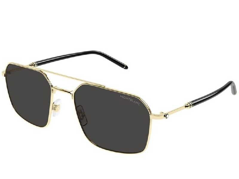Ochelari de soare MontBlanc MB0521S-001 58, 2026, din Metal, p/u barbati