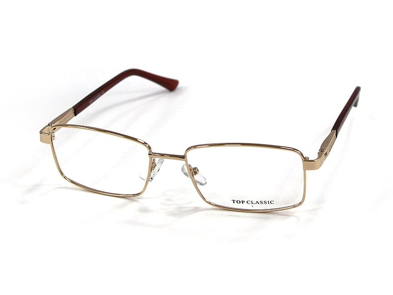 Rama Optica Top Classic TP9004 C4, 55-18-140, gold, 2025, din Metal, p/u barbati