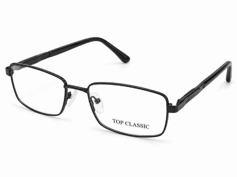 Rama optica Top Classic TP9009 C2, 54-18-140, brown, 2025, din Metal, p/u barbati