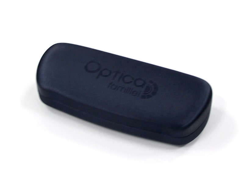 Husa p/u ochelari VCS22139 din metal culoare albastra L41