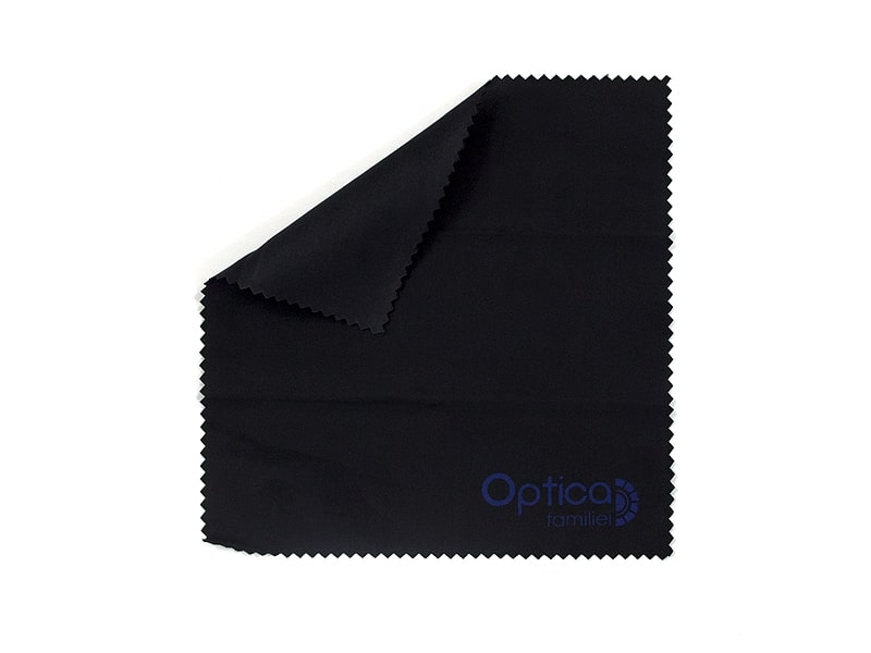 Laveta Optica Familiei p/t ochelari din microfibra neagra