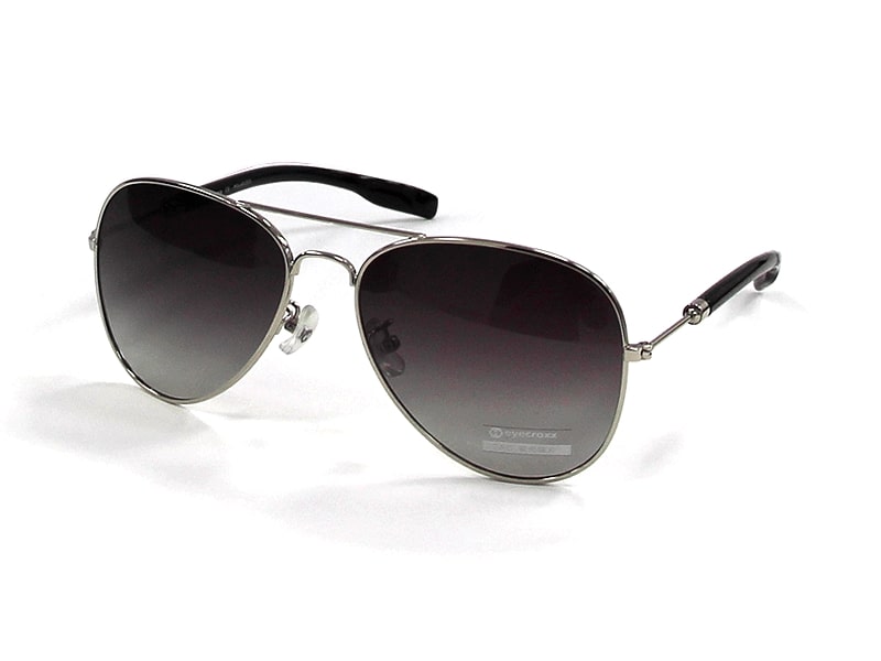 Ochelari de soare Eyecroxx ECS3M716 col.3, metal, unisex, silver, 57-17-140