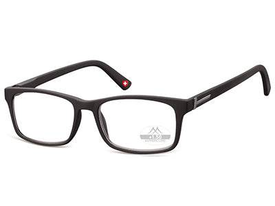 Ochelari de citit Montana HMR73 +3.50, 2025, black, din Acetat, unisex + husa